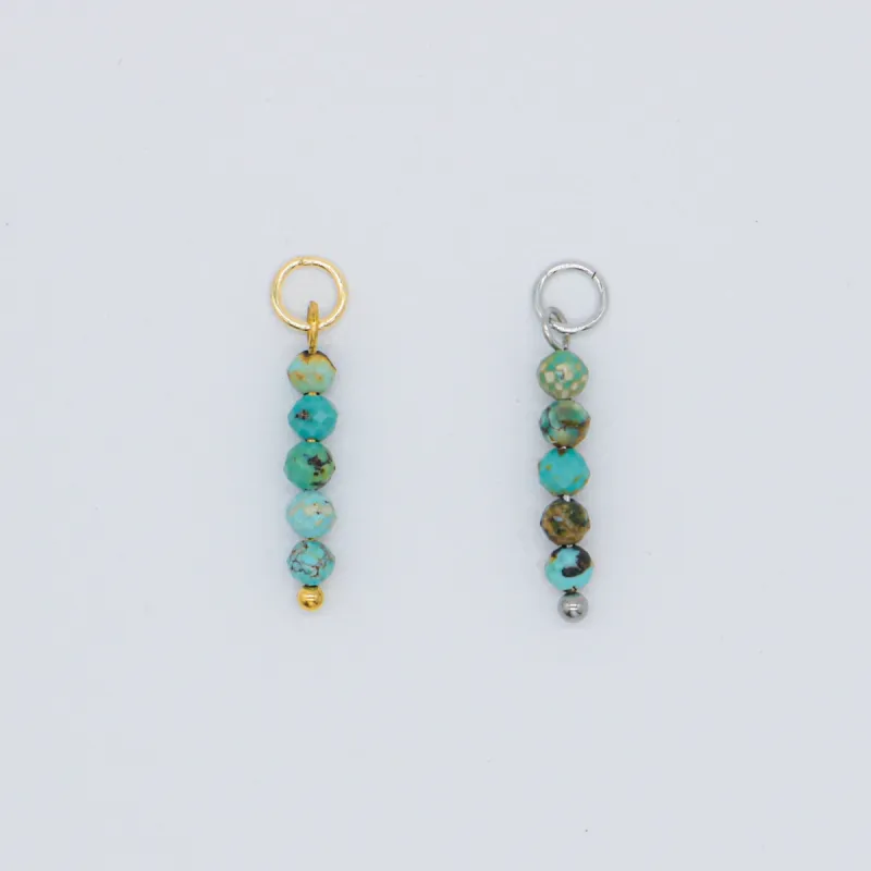 Turquoise Bead Charm sold by Regina jewelry