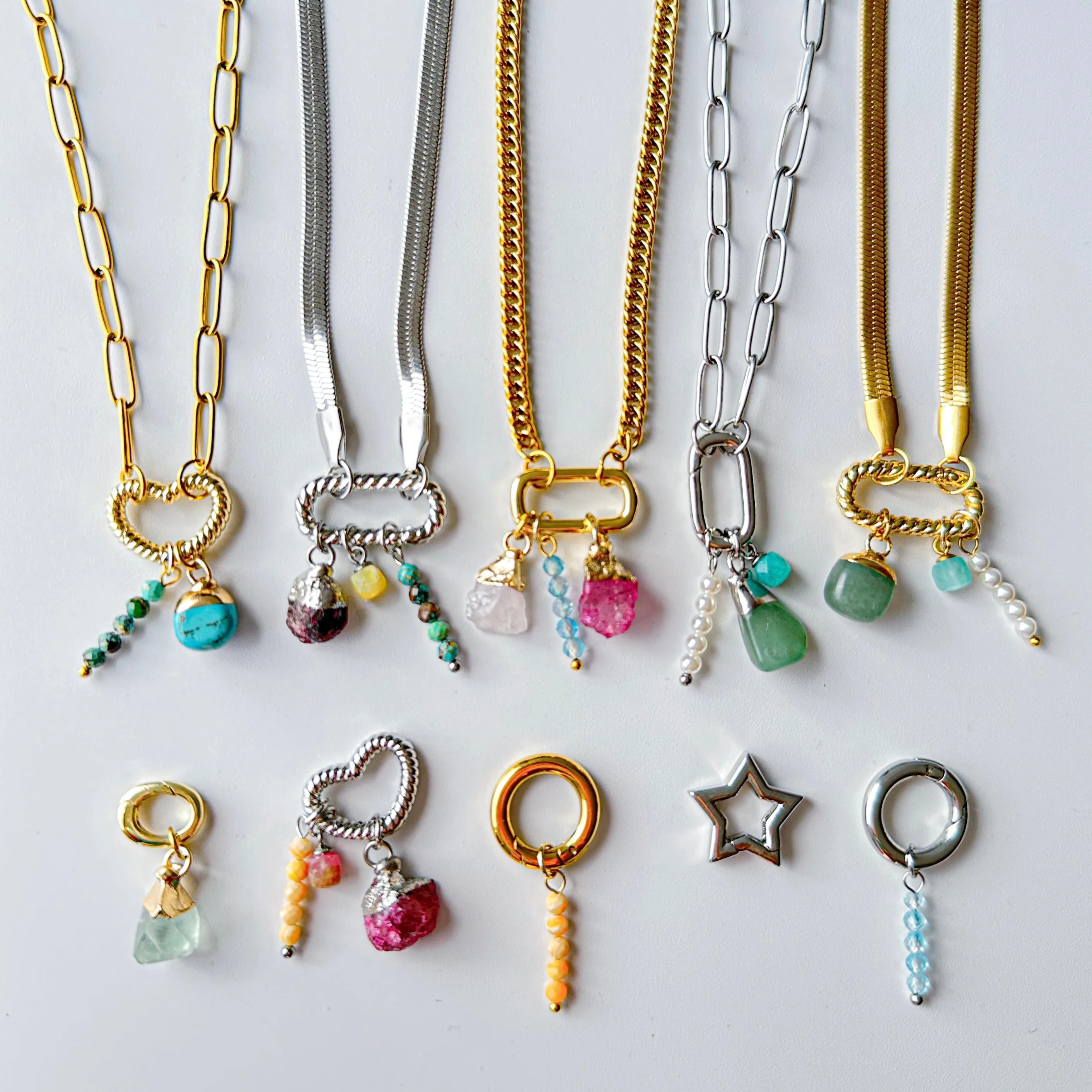 Mini Aquamarine Charm sold by Regina jewelry product image thumbnail 2