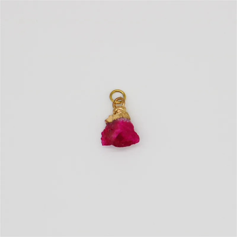 Ruby (July) Gemstone Charm sold by Regina jewelry