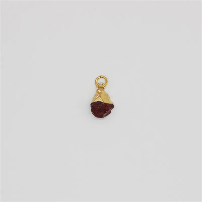 Garnet (January) Gemstone Charm sold by Regina jewelry