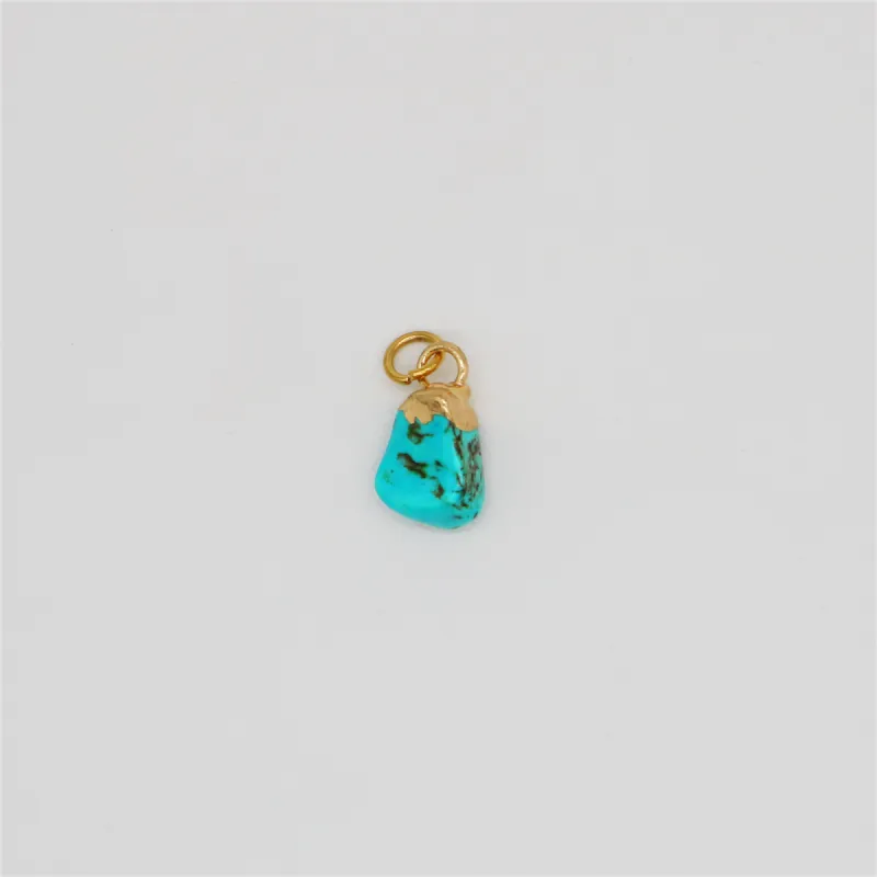 Turquoise (December) Gemstone Charm sold by Regina jewelry