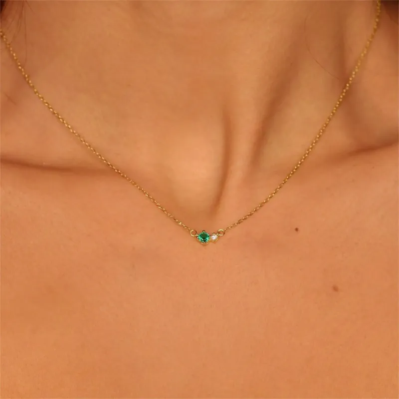 Dainty Birthstone Necklace sold by Regina jewelry