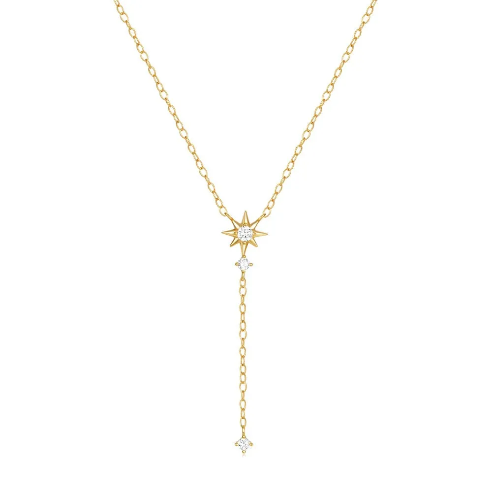 Dainty Stars Y-Shape Necklace sold by Regina jewelry product image thumbnail 2