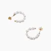 Pearl Hoops sold by Regina jewelry