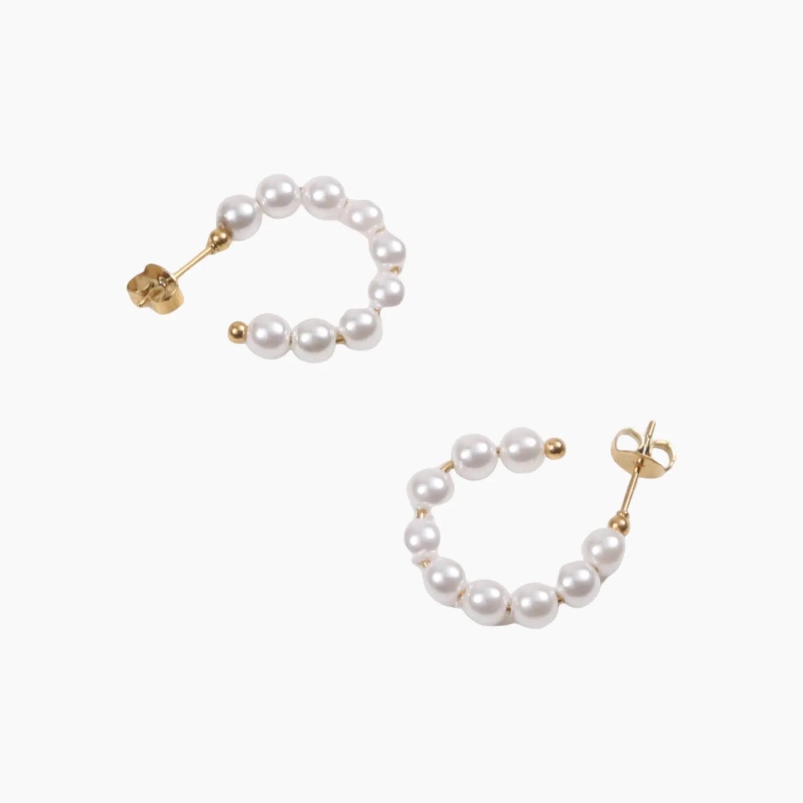 Pearl Hoops sold by Regina jewelry product image thumbnail 2