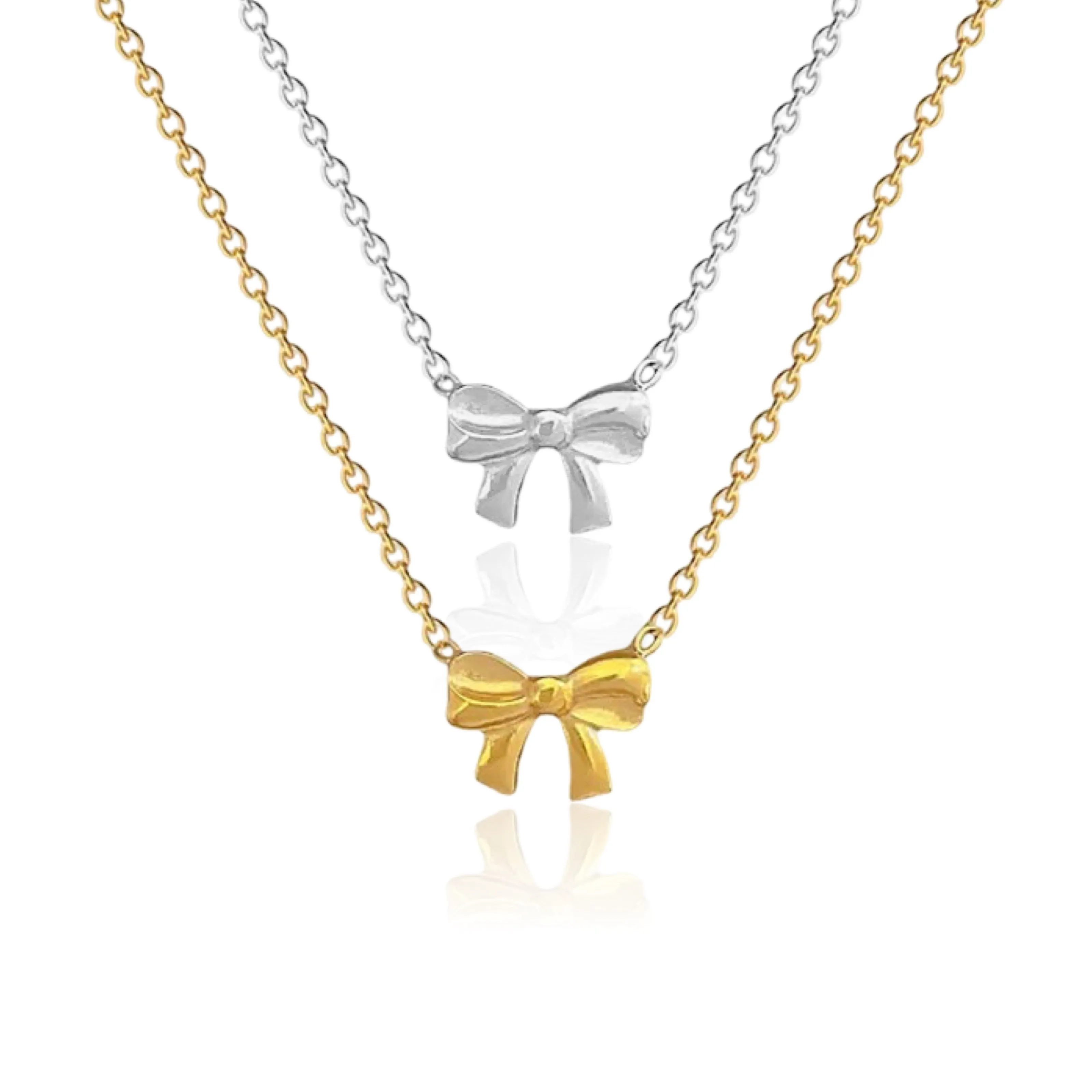 Delicate Bow Tie Necklace sold by Regina jewelry product image thumbnail 5