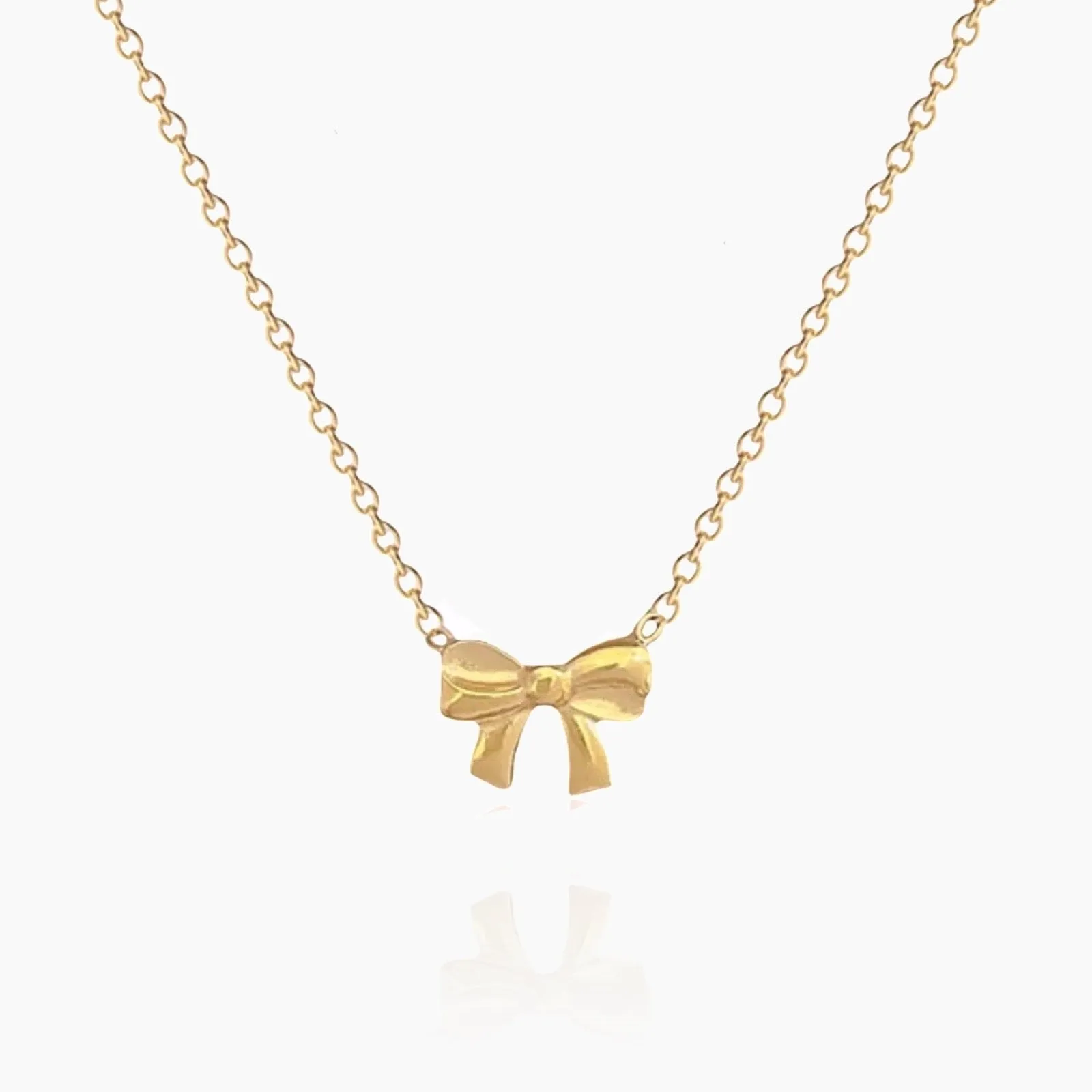 Delicate Bow Tie Necklace sold by Regina jewelry