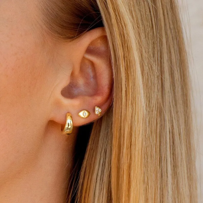 KAYA Mini Huggie Hoops sold by Regina jewelry product image thumbnail 2