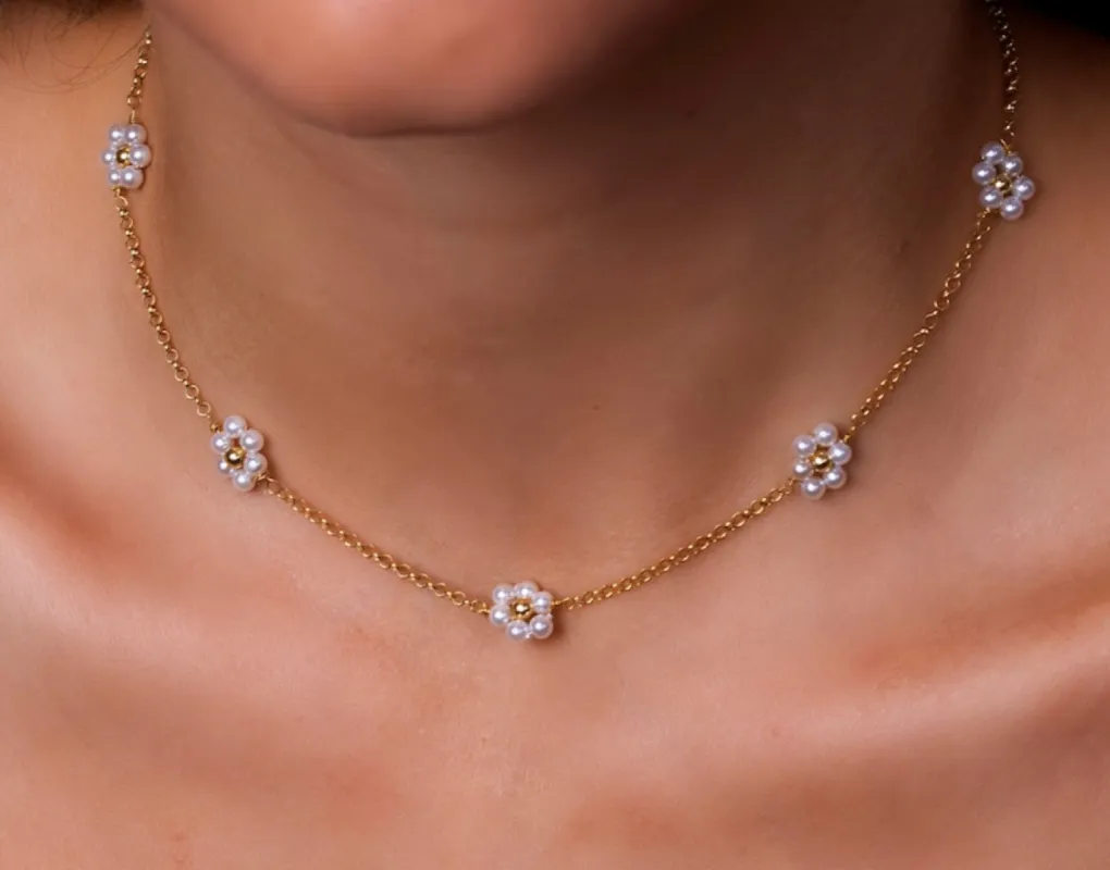 Daisy Pearl Chain sold by Regina jewelry