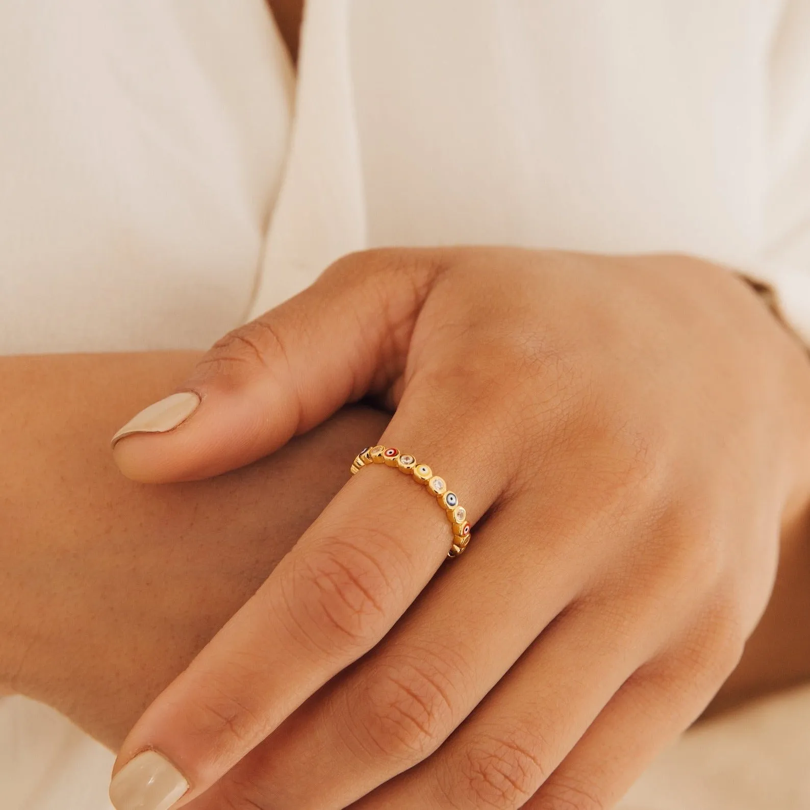 Evil Eye Ring sold by Regina jewelry product image thumbnail 4