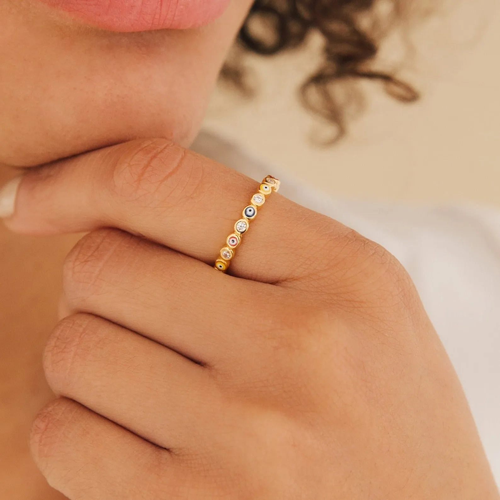 Evil Eye Ring sold by Regina jewelry product image thumbnail 3