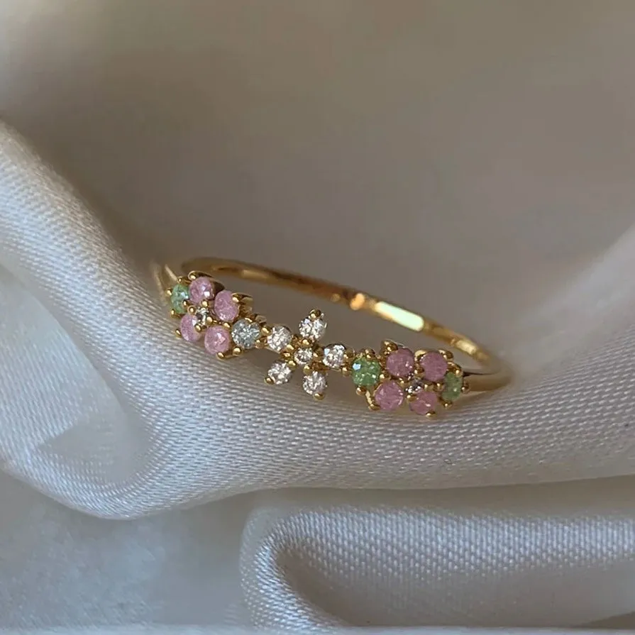 Dainty Cute Flowers Ring sold by Regina jewelry product image thumbnail 2