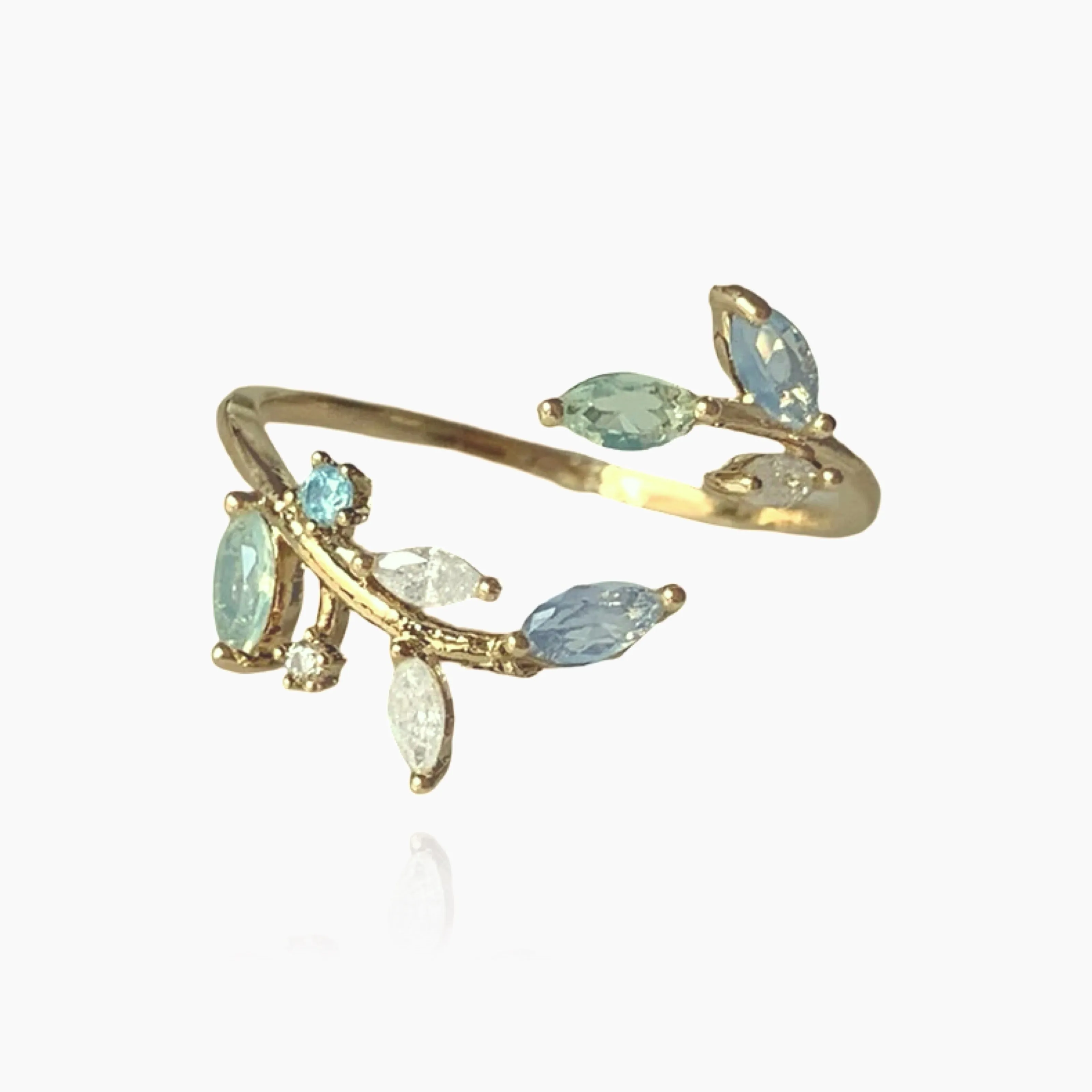 Dainty Leaf Ring sold by Regina jewelry