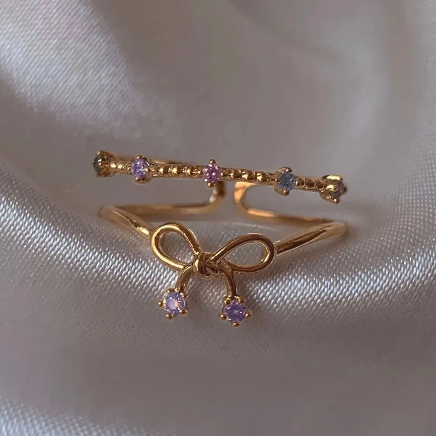Dainty Bow Tie Ring sold by Regina jewelry product image thumbnail 2