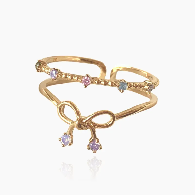 Dainty Bow Tie Ring sold by Regina jewelry