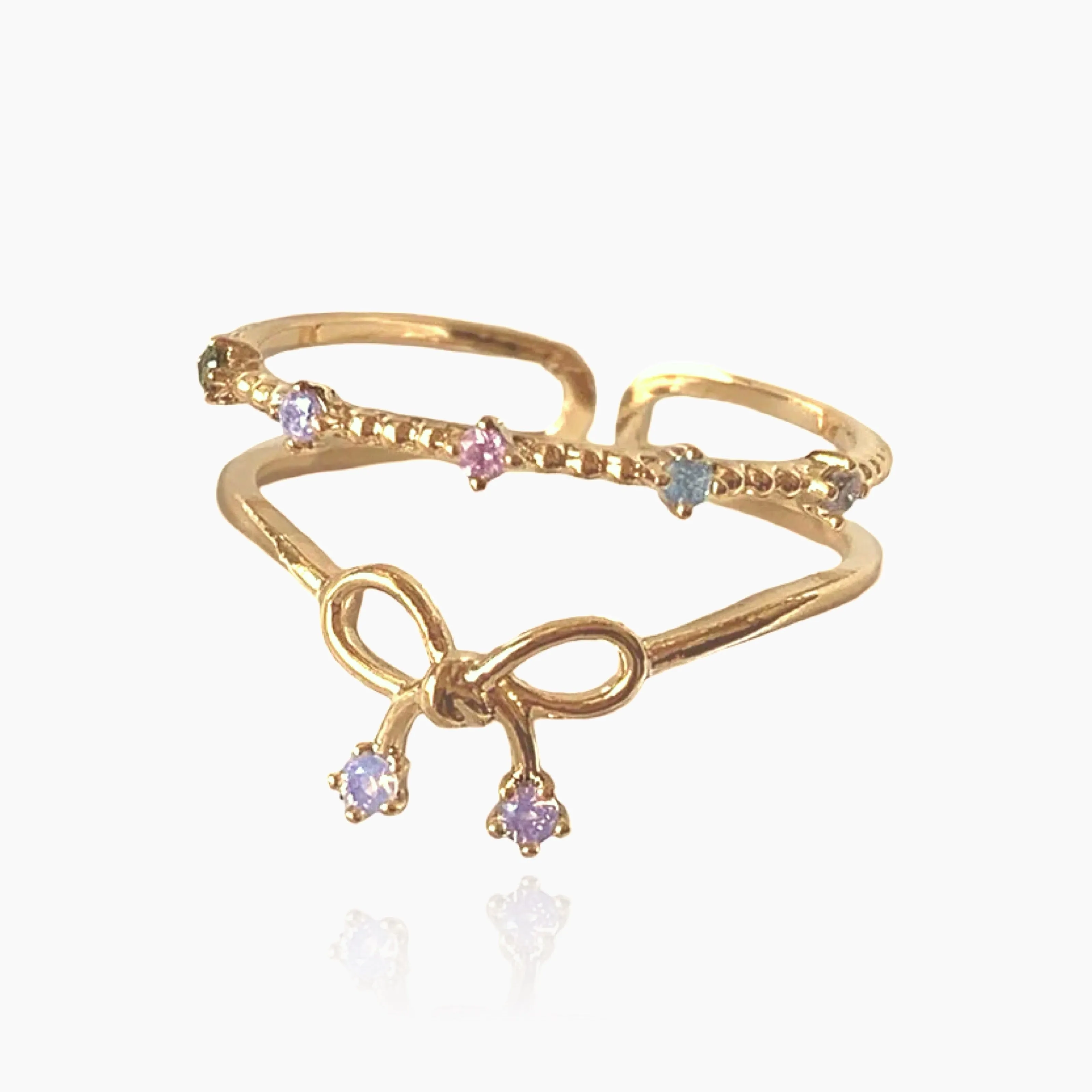 Dainty Bow Tie Ring sold by Regina jewelry