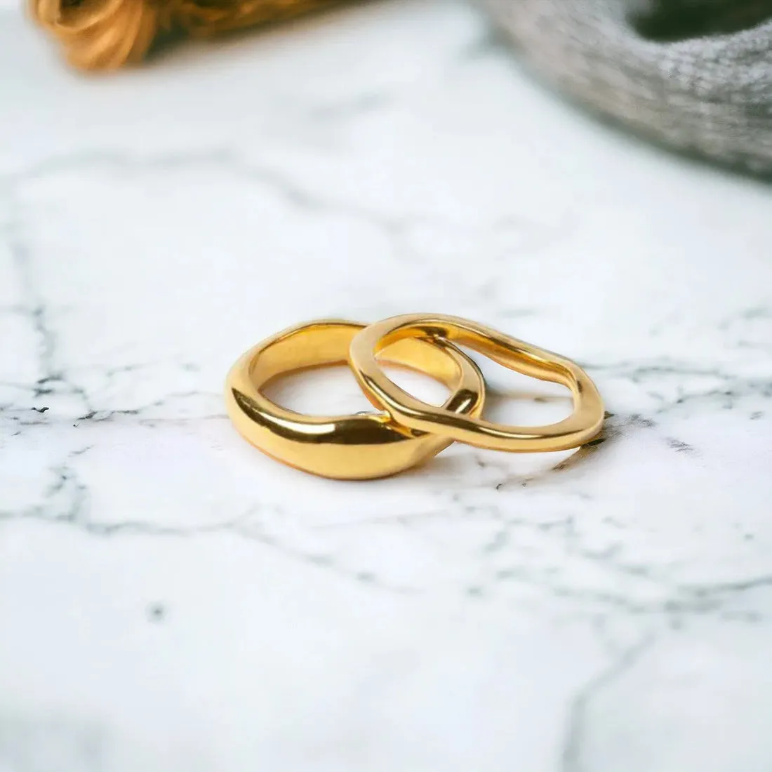 Stackable Organic Shape Rings sold by Regina jewelry product image thumbnail 4