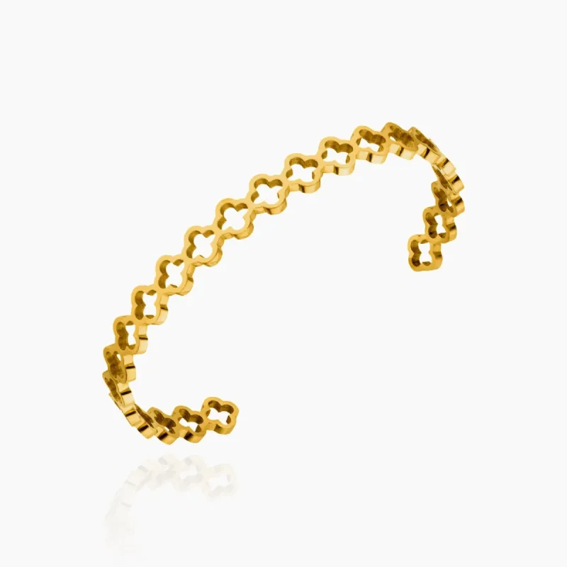 Clover Cuff Bracelet sold by Regina jewelry