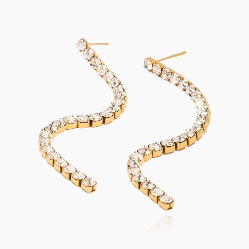 Luxe String Earrings sold by Regina jewelry