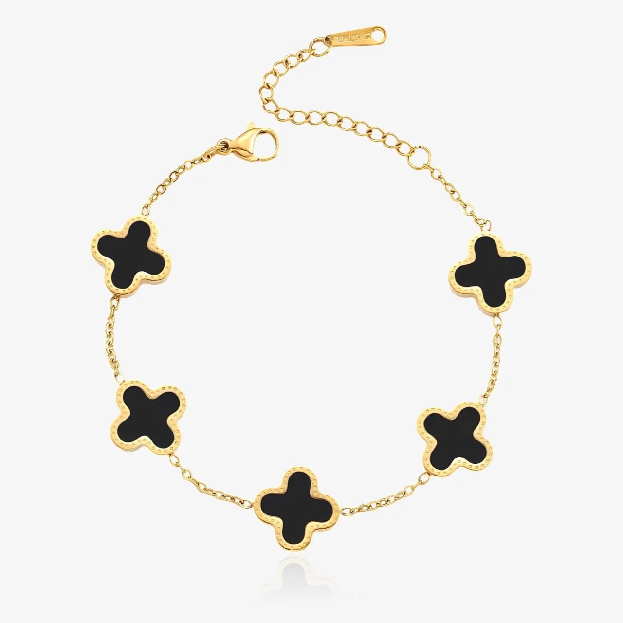 Clover Bracelet Black Shell sold by Regina jewelry