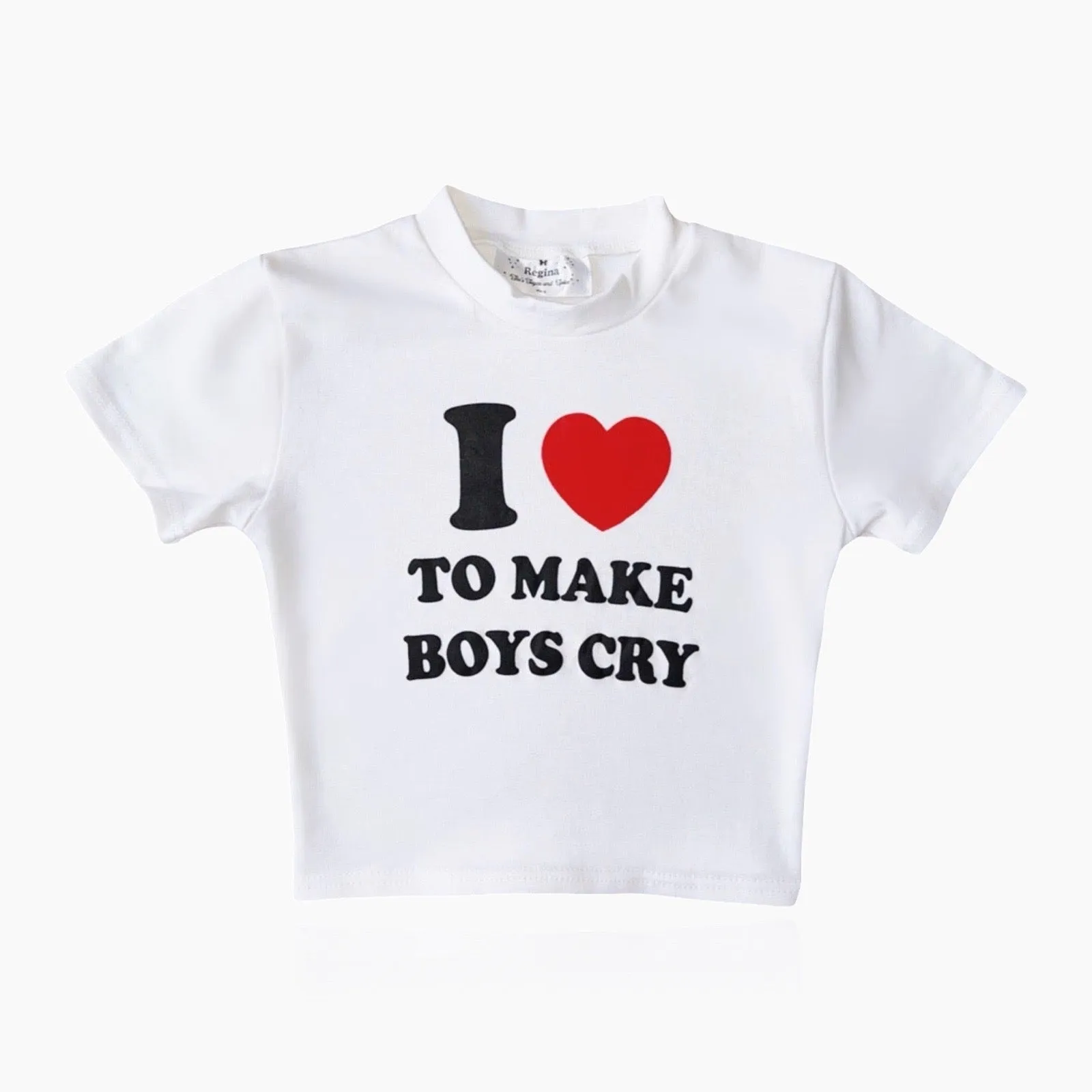 MAKE BOYS CRY Baby Tee sold by Regina jewelry