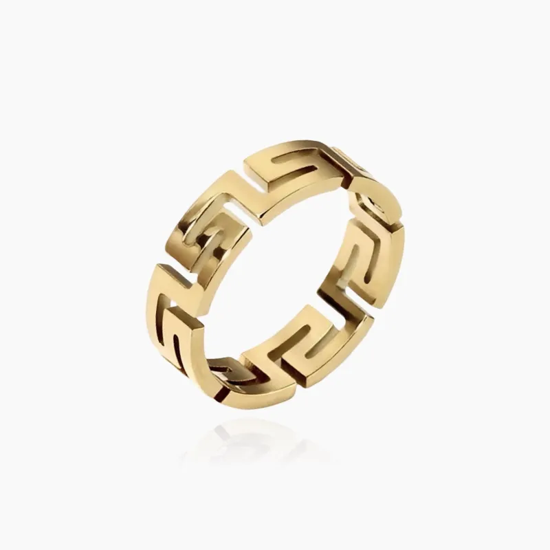 Greek Key Vintage Ring sold by Regina jewelry