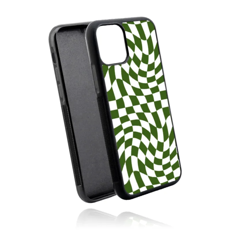 Sage Green Checks Case sold by Regina jewelry