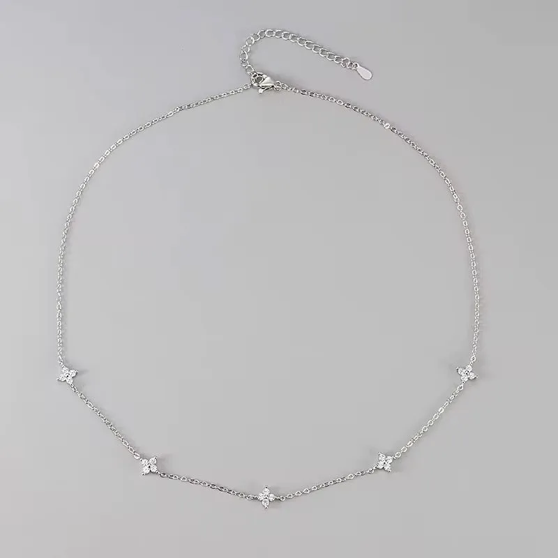 Dainty Lucky Clover Necklace sold by Regina jewelry product image thumbnail 3