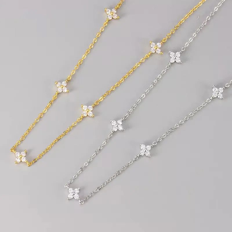 Dainty Lucky Clover Necklace sold by Regina jewelry product image thumbnail 2