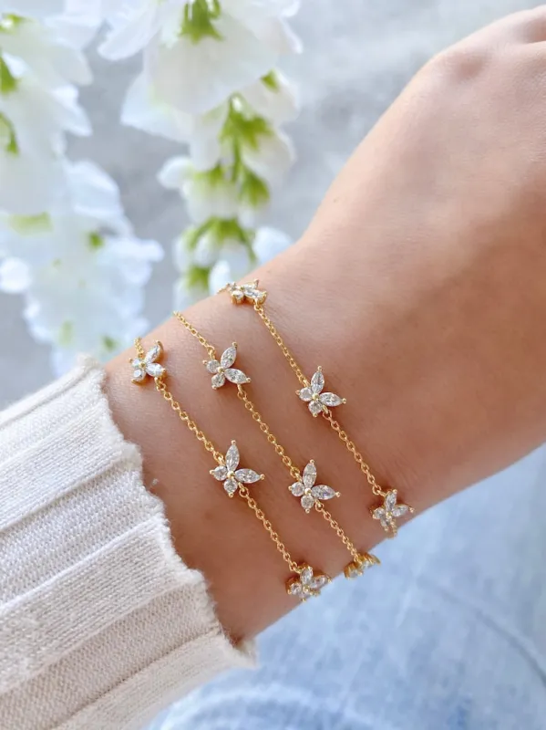 Dainty Butterfly Bracelet sold by Regina jewelry