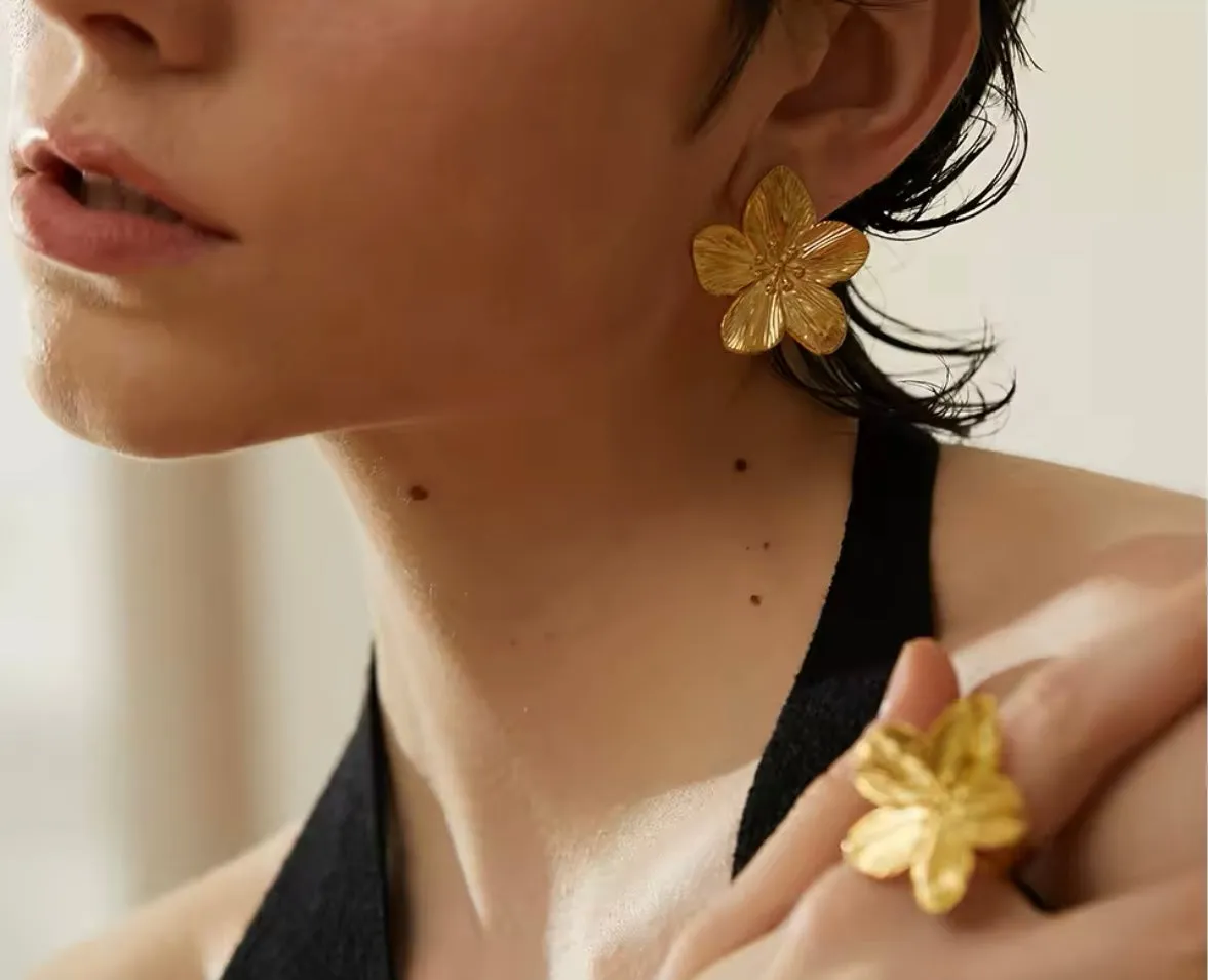 Flower Love Earrings sold by Regina jewelry product image thumbnail 5