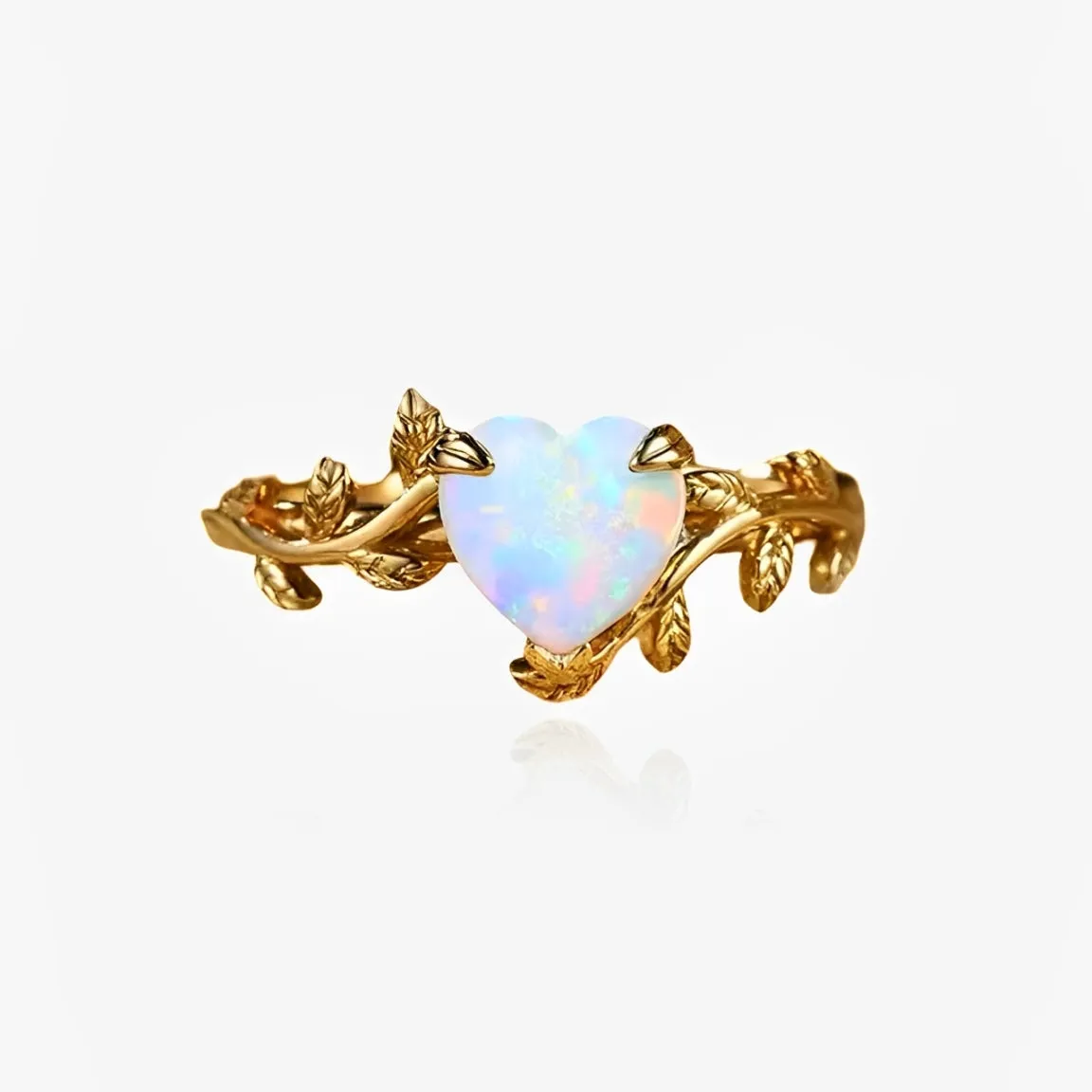 Opal Love Ring Sterling Silver sold by Regina jewelry