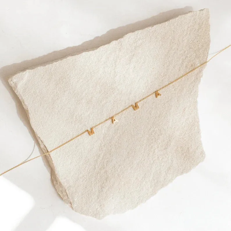 Mama Letters Mother’s Day Necklace sold by Regina jewelry product image thumbnail 2
