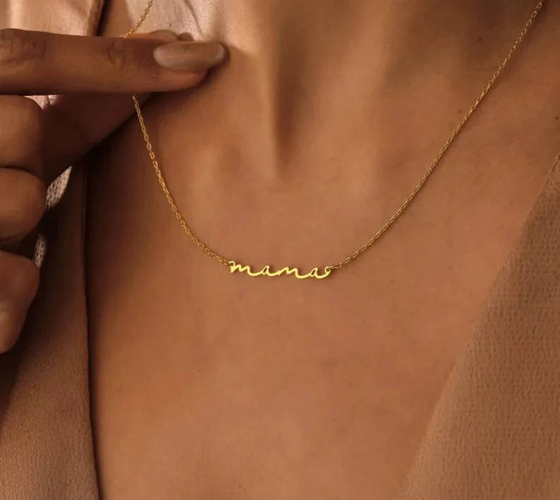 Mother’s Day Mama Necklace sold by Regina jewelry product image thumbnail 4