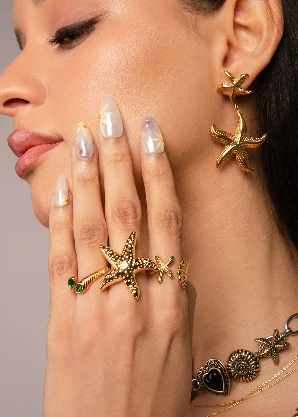 Summer Starfish Shell Ring sold by Regina jewelry product image thumbnail 2
