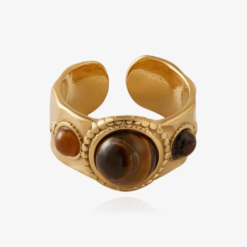 Tiger Eye Boho Ring sold by Regina jewelry