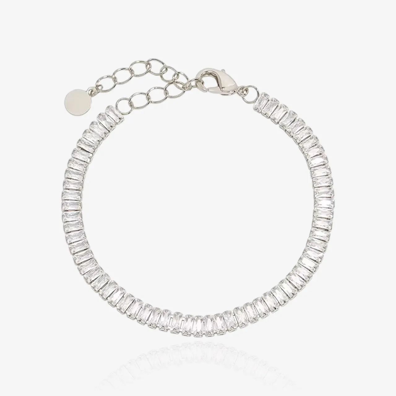 Tennis Bracelet Baguette Cut sold by Regina jewelry product image thumbnail 2
