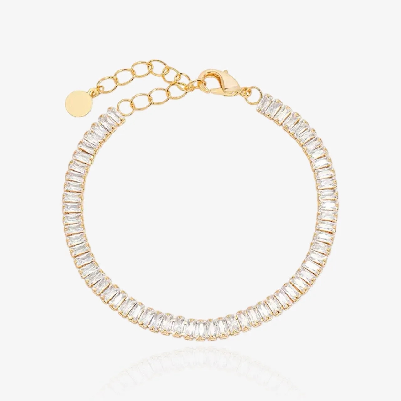 Tennis Bracelet Baguette Cut sold by Regina jewelry