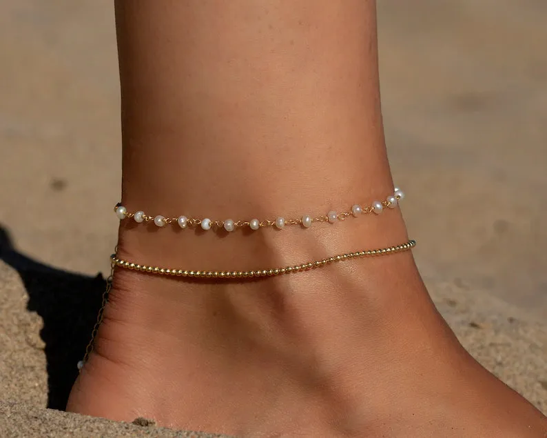 Pearl Bracelet / Anklet sold by Regina jewelry
