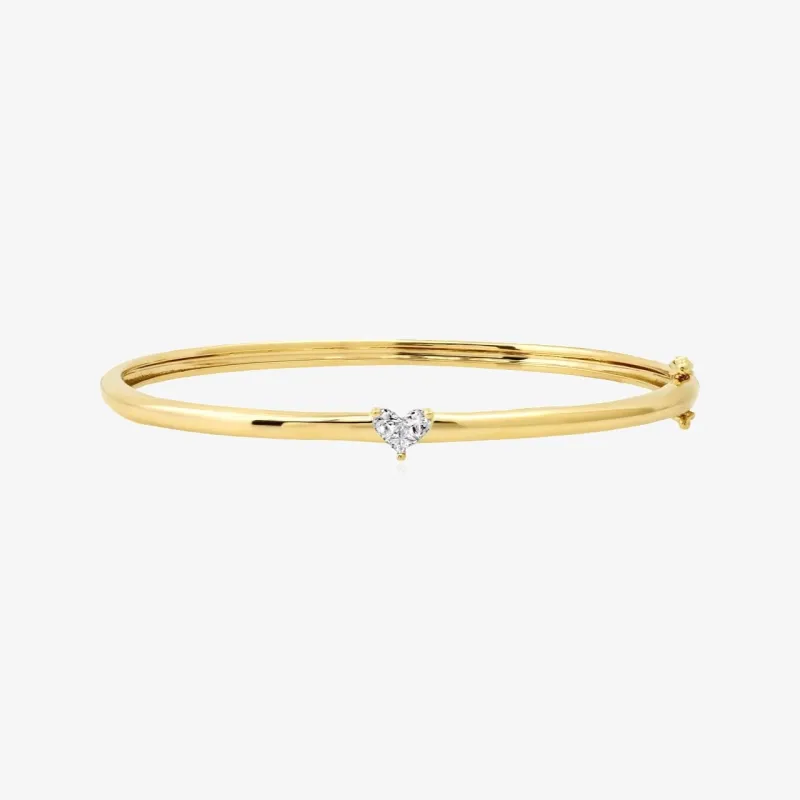 Heart Bangle Bracelet sold by Regina jewelry