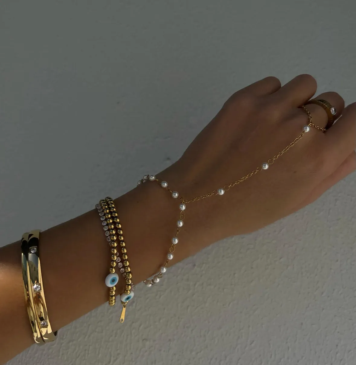 Pearl Hand Chain sold by Regina jewelry