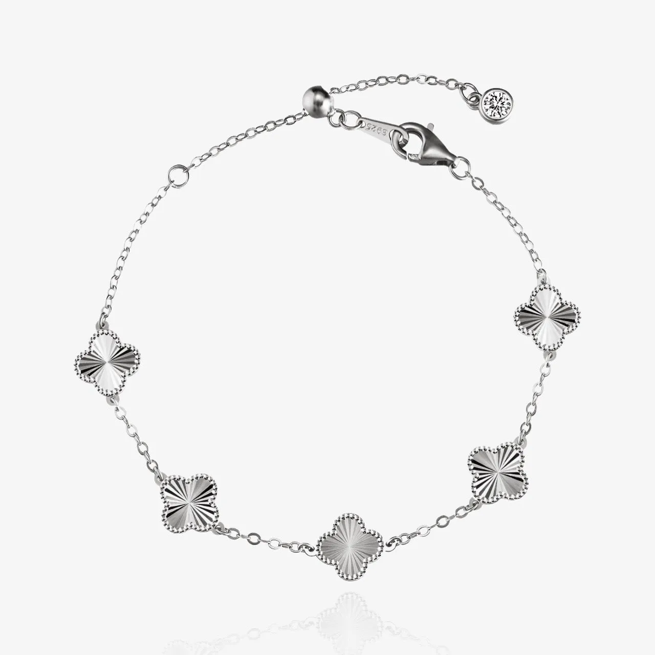Dainty Clover Bracelet sold by Regina jewelry product image thumbnail 2