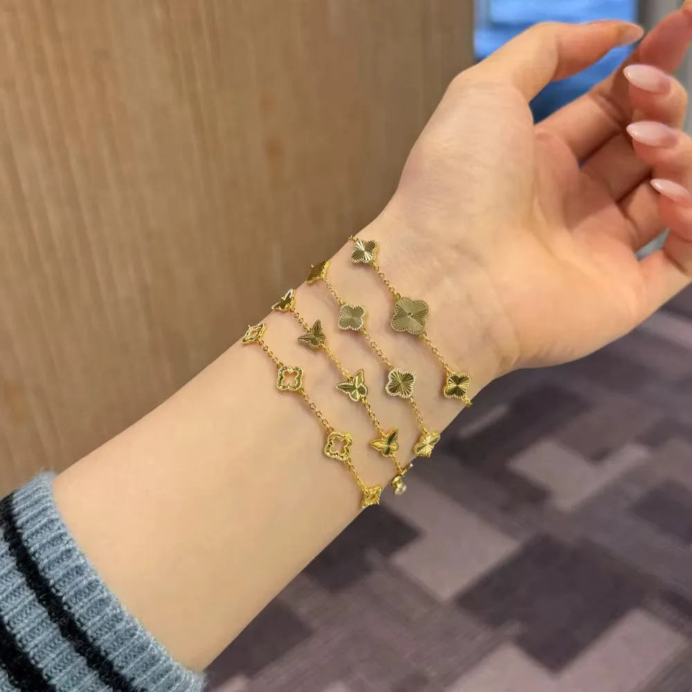 Dainty Clover Bracelet sold by Regina jewelry product image thumbnail 3