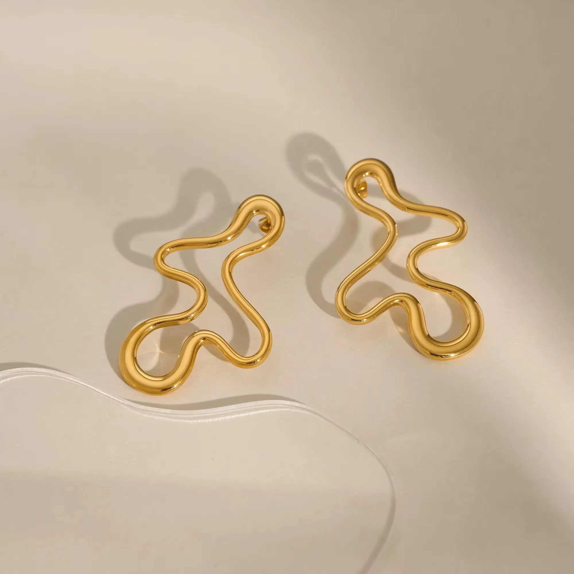 Geometric Art Statement Earrings sold by Regina jewelry product image thumbnail 5