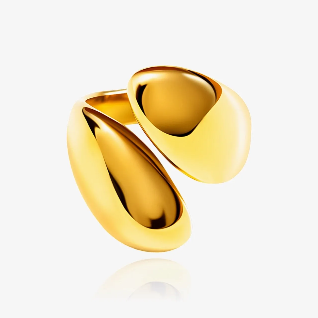 Organic Shape Wrap Around Ring sold by Regina jewelry