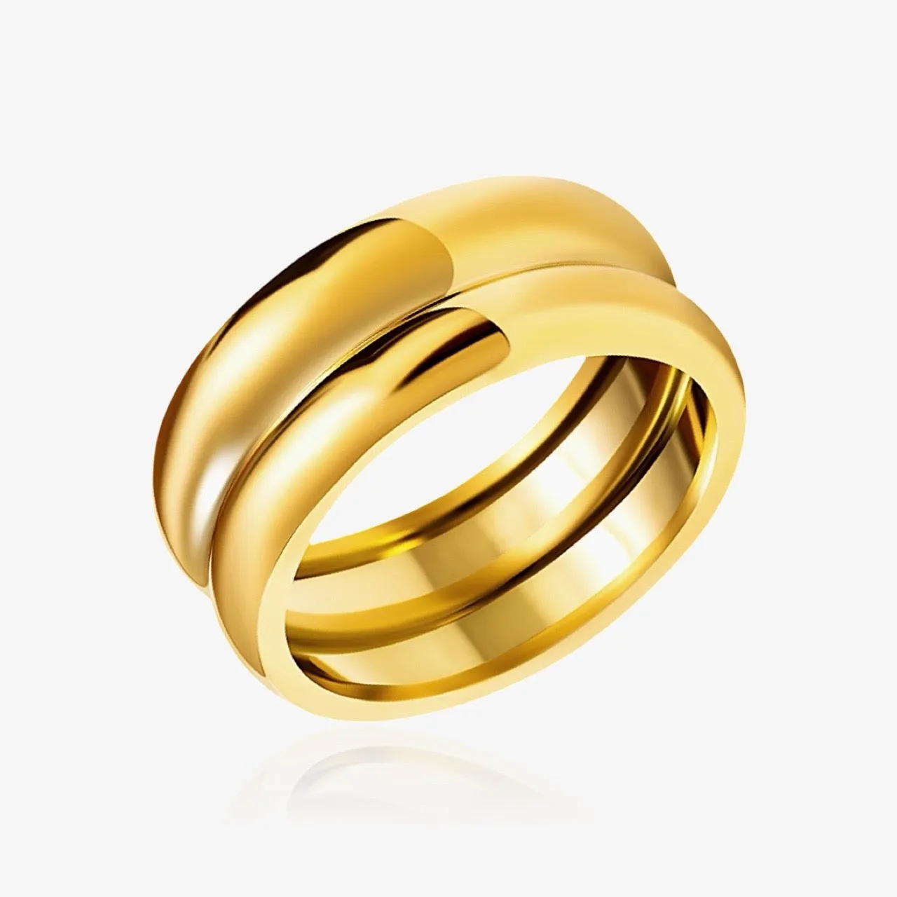 Double Hoop Ring sold by Regina jewelry