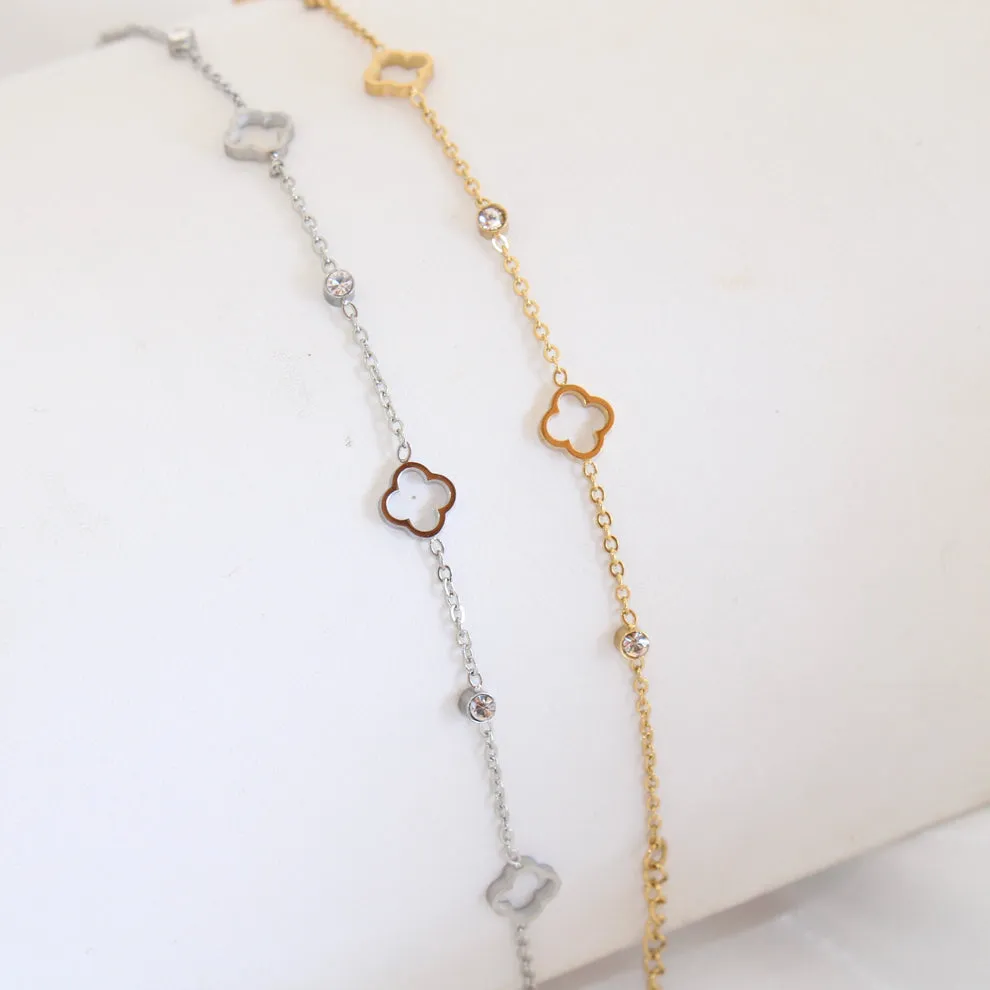 Hollow Out Clover Bracelet sold by Regina jewelry product image thumbnail 4