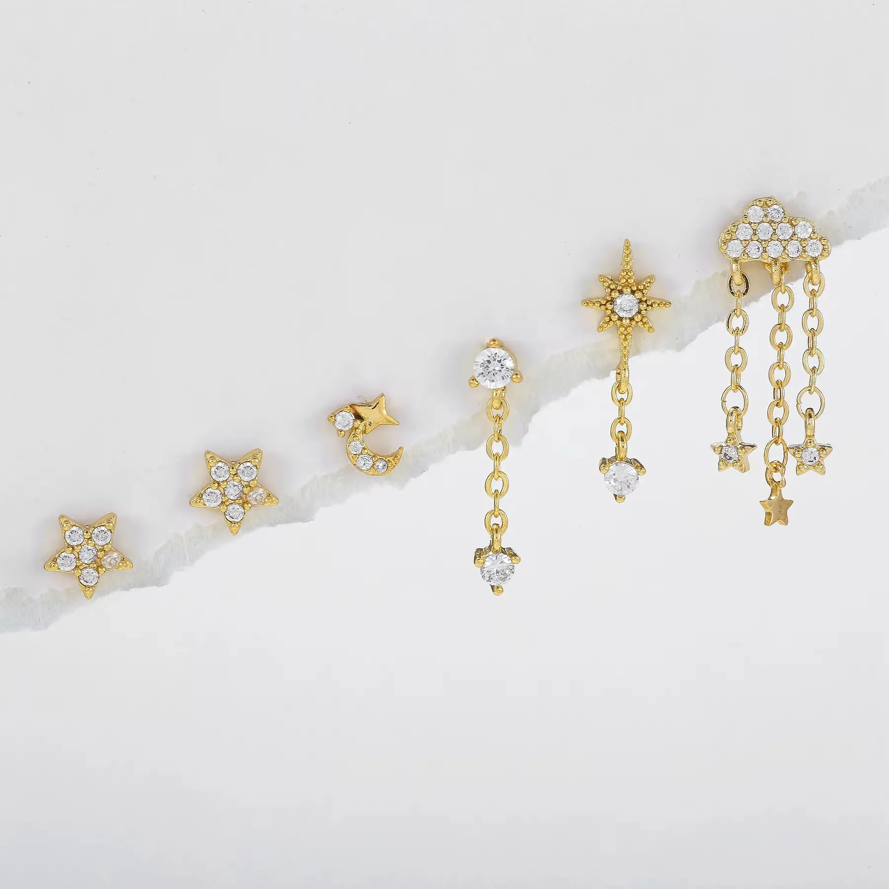 Cloud Love Earrings Set sold by Regina jewelry product image thumbnail 5