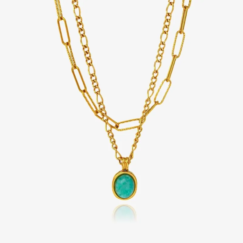 Turquoise Necklace Birthstone sold by Regina jewelry