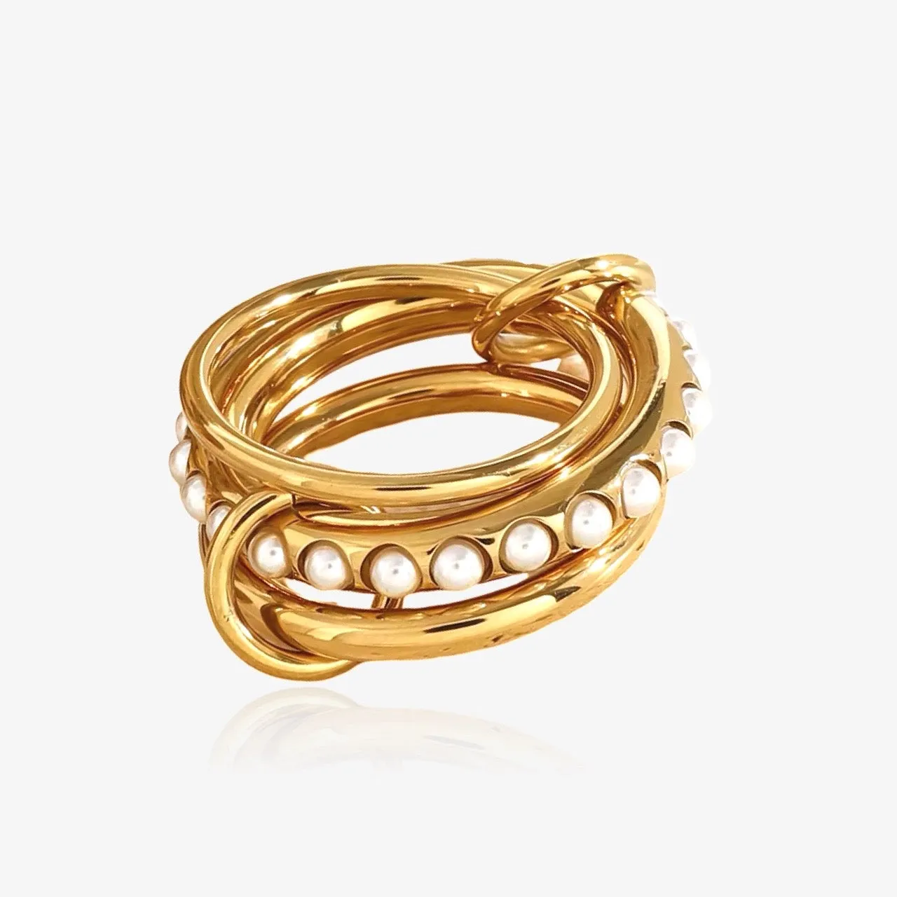 CONNECTION Triple Pearl Ring sold by Regina jewelry product image thumbnail 5
